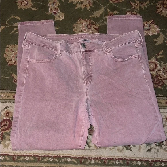 Women's Lavender Jeans - Picture 1 of 3